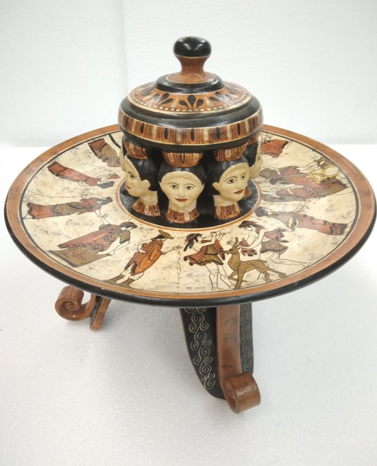 P3-SP-460 Αττική λευκή πυξίδα 